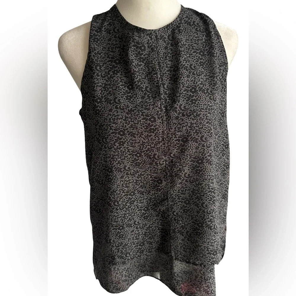 Gap Black And Grey Tank Top Blouse Size Small